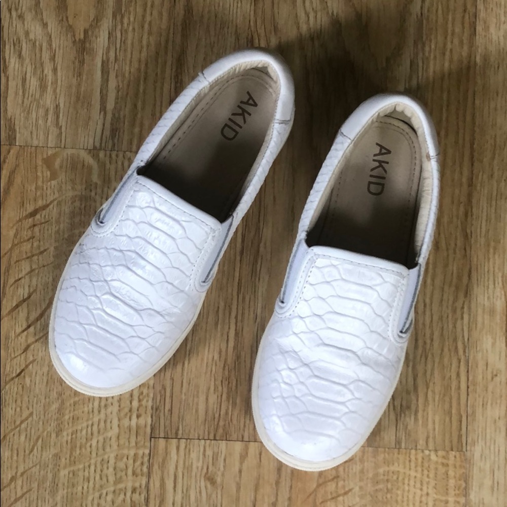 Kids Leather Slip-Ons